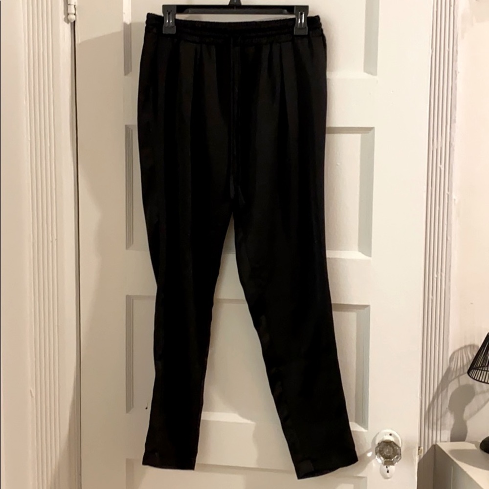 AQUA satin pants